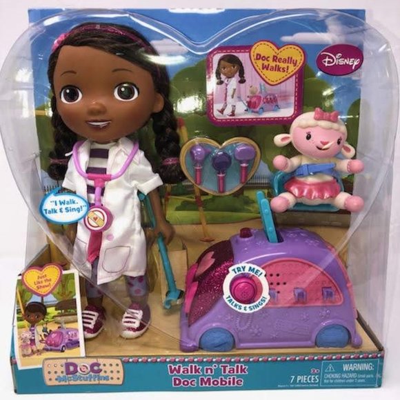 walking doc mcstuffins doll